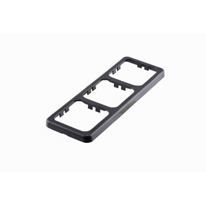 Rahmen 3-fach schwarz 170 x 60 mm für Steckdosen