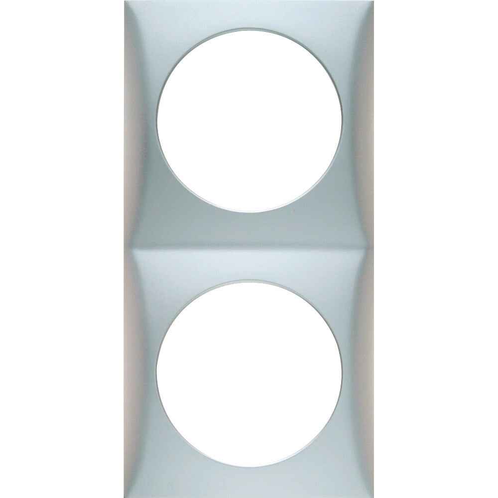 Rahmen Berker 2-fach chrom matt