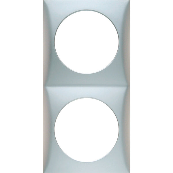 Rahmen Berker 2-fach chrom matt