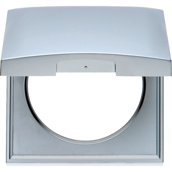 Rahmen Berker Klappdeckel grau – Steckdoseneinsatz - 2