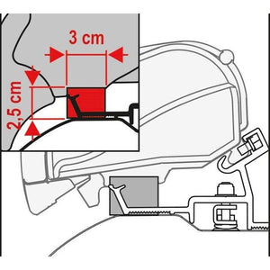 Rain Guard F65/F80S 50 cm - FIAMMA - 2