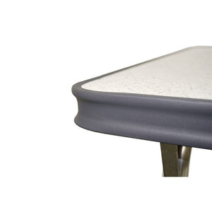 Rechteckiger klappbarer Tisch Anthrazit - 2