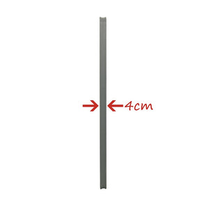 Rechteckiger klappbarer Tisch Anthrazit - 3