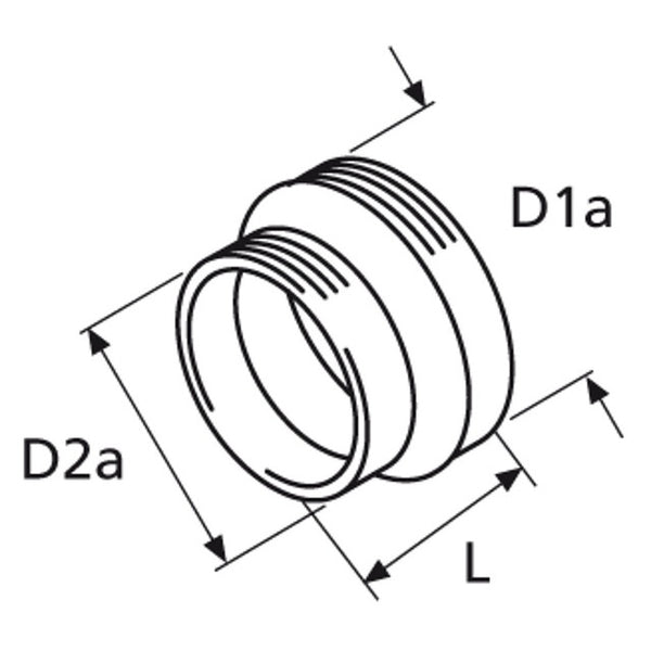 Reduzierung 90/80 Ø80 mm – Webasto Zubehör