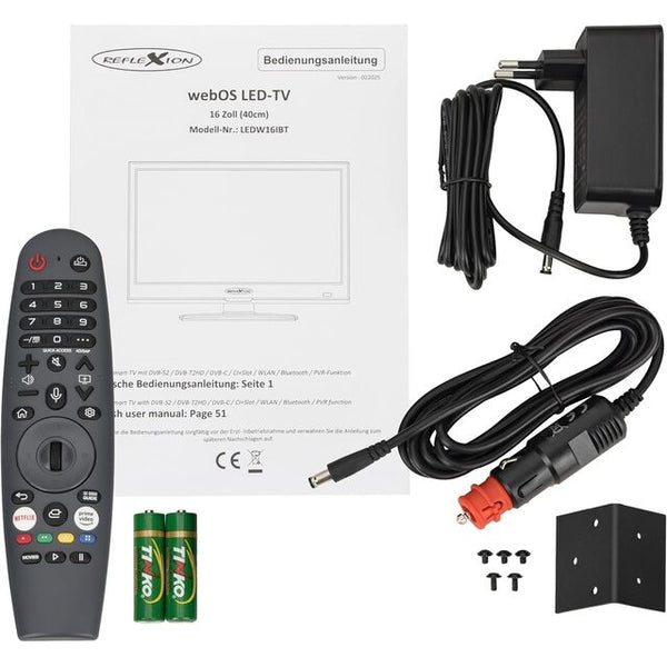 Reflexion LED-TV Smart TV LGWebOS DVB-T2/S2/C Bluetooth WLAN 16 bis 24 Zoll - 3