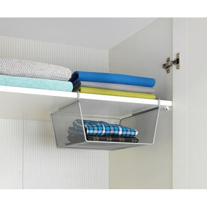 Regaleinhängekorb WENKO silber 27,5 x 15 x 28 cm