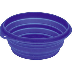 Reise-Hundenapf faltbar Silikon 500 ml blau