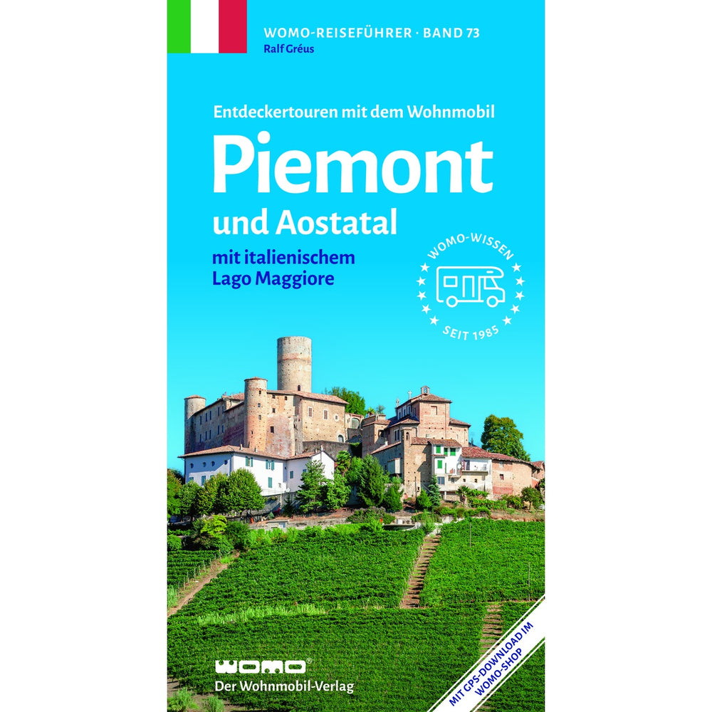Reisebuch WOMO Piemont / Aostatal - Reiseführer