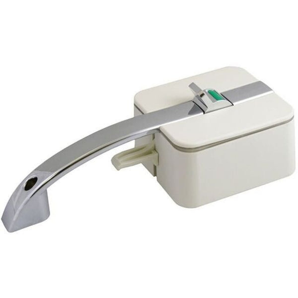 Reisemobilschloss STS Oberholz ArcH, schwarz, weißes Innenschloss - 2