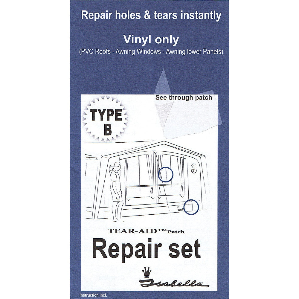 Reparaturmaterial für PVC Zeltgewebe - Isabella