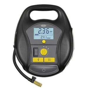 RING 4in1 Luftkompressor 12V/230V – Akku & Digital