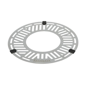 RoadBaker Backgitter unten - Edelstahl 22,4 cm