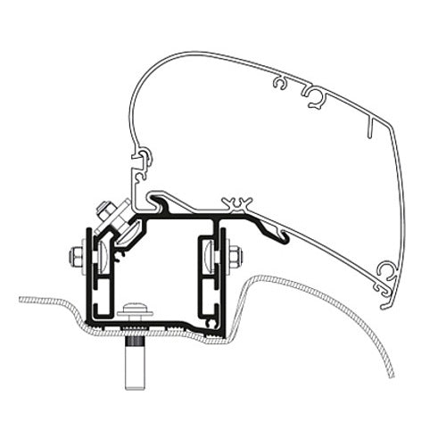 Roof Adapter THULE für VW Crafter ab 2017