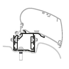 Roof Adapter THULE für VW Crafter ab 2017
