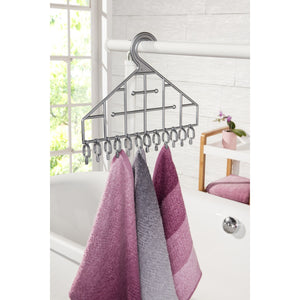 RUCO Mini Trockner silber – 12 Klammern, kompakt