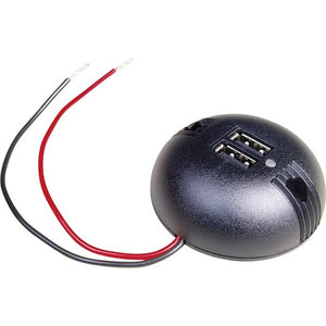 Runde USB Doppelsteckdose PRO CAR 12/24 V