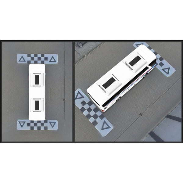 Rundumsichtsystem CAMOS 4-Kamera HD-TVI 3D - 2