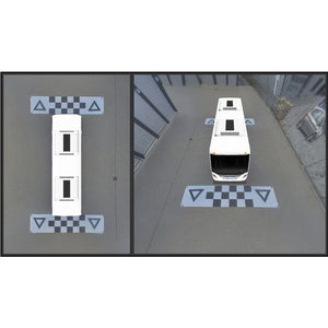Rundumsichtsystem CAMOS 4-Kamera HD-TVI 3D - 5