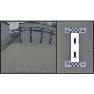 Rundumsichtsystem CAMOS 4-Kamera HD-TVI 3D - 7