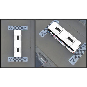 Rundumsichtsystem CAMOS 4-Kamera HD-TVI 3D - 10