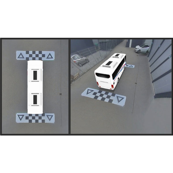 Rundumsichtsystem CAMOS 4-Kamera HD-TVI 3D - 11