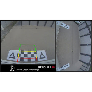 Rundumsichtsystem CAMOS 4-Kamera HD-TVI 3D - 12