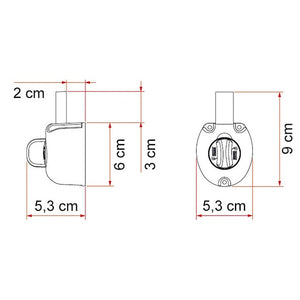 Safe Door Guardian – Türsicherung für Wohnwagen - 3