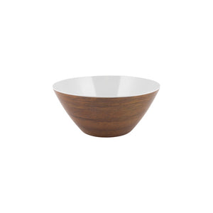 Salatschale Melamin 2 l in Teak-Optik