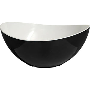 Salatschale Melamin schwarz 2 l - gimex Linea