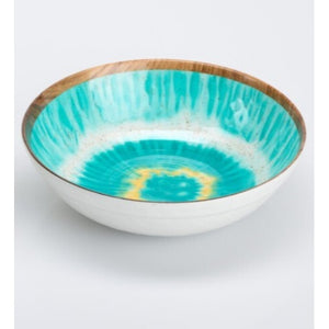 Salatschüssel Boho Dream türkis – Melamin 29 cm