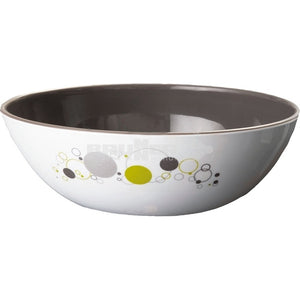 Salatschüssel BRUNNER 23,5 cm in Weiß/Grau/Lime