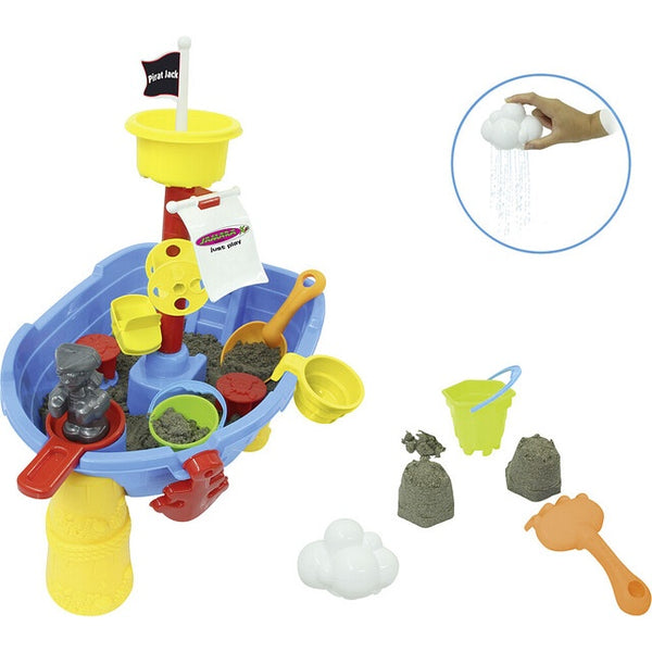 Sand- und Wasserspieltisch Pirat Jack 21-tlg. - 2
