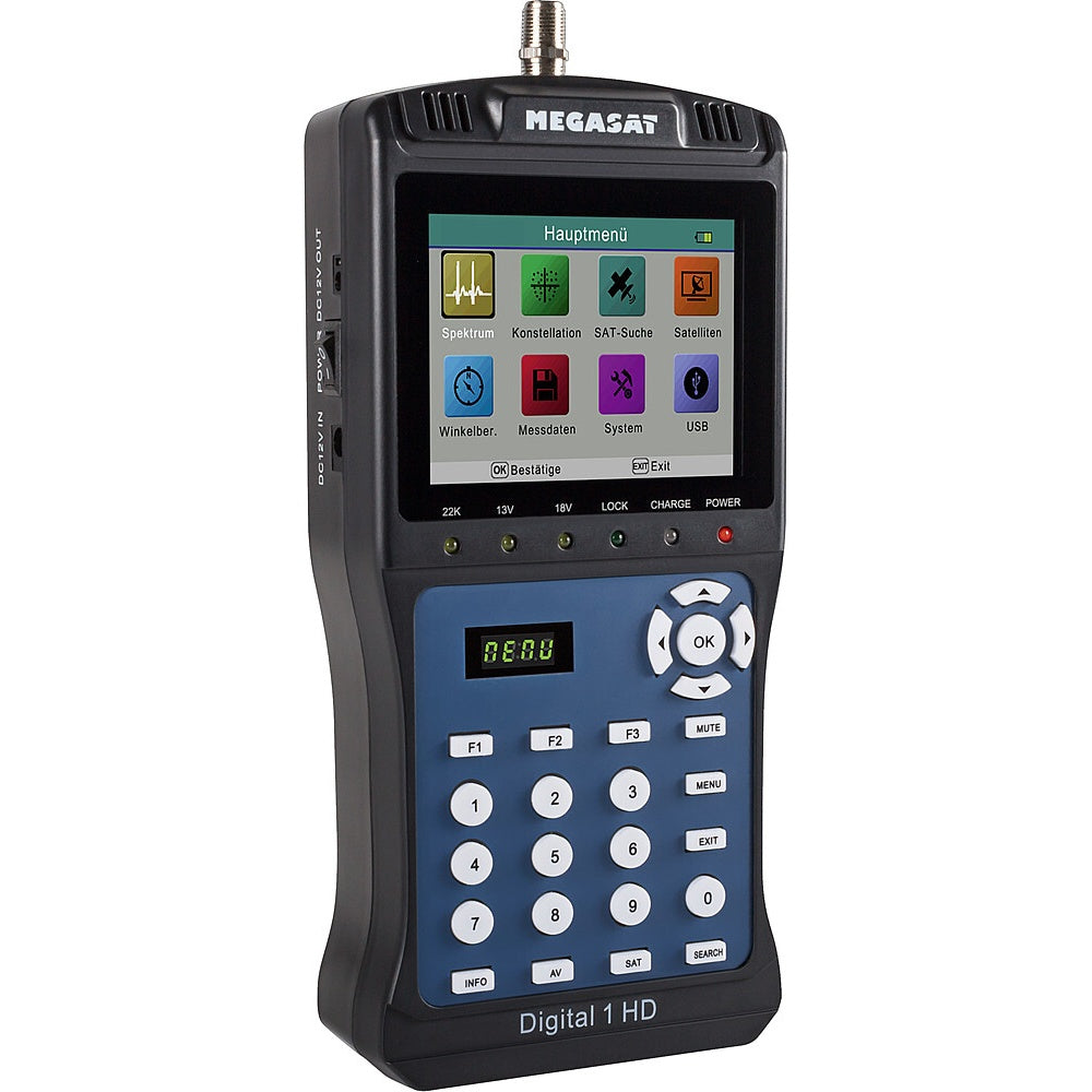 Sat-Finder Megasat Digital 1 HD – Signalstärke messen