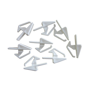 Schiebeverschlüsse für Kunststoffbehälter, weiß