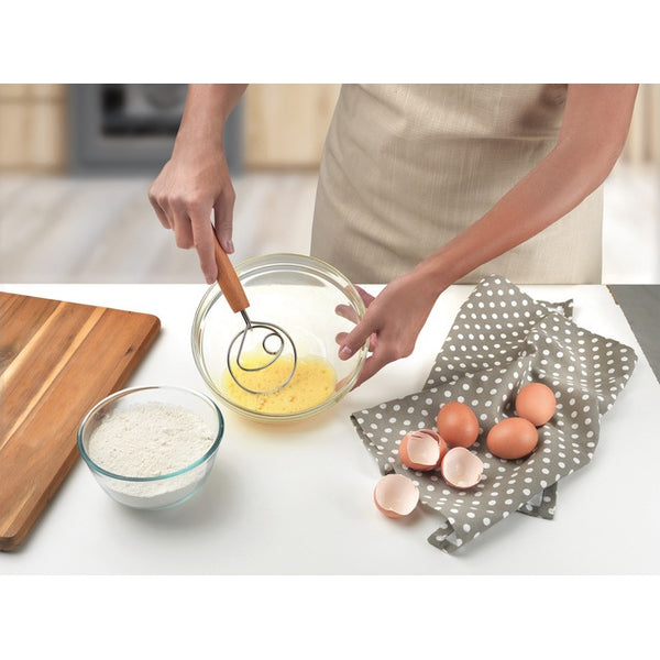 Schneebesen Arizona – Buchenholzgriff 25,2 cm | metaltex - 2