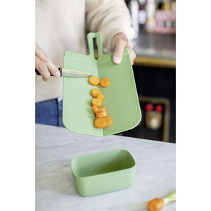 Schneidebrett koziol SNAP S grün, handlich und praktisch