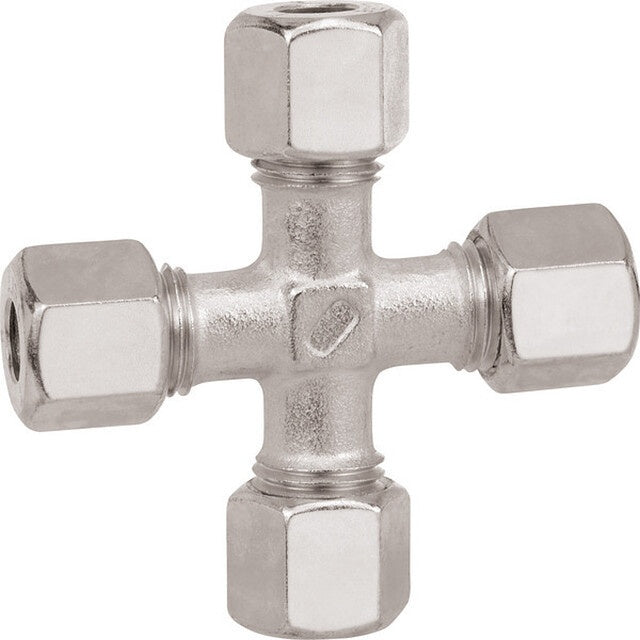 Schneidring-Verschraubung K 4 x RVS 8 - GOK