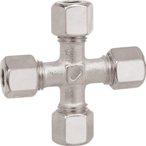 Schneidring-Verschraubung K 4 x RVS 8 - GOK
