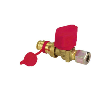 Schnellschlussventil SRV 8 mm Kupplung - Messing