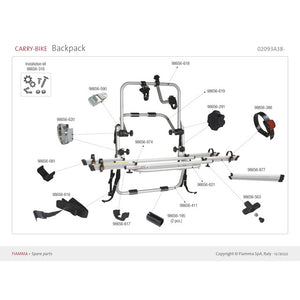 Schraubmutterkit FIAMMA 98656-291 schwarz - 2