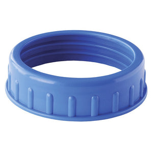 Schraubring mit Staubkappe DIN 96 - blau