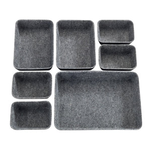 Schubladenorganizer WENKO Filz 7-teilig