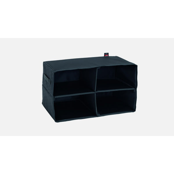 Schuhregal Crantock - faltbar, 4 Böden, schwarz