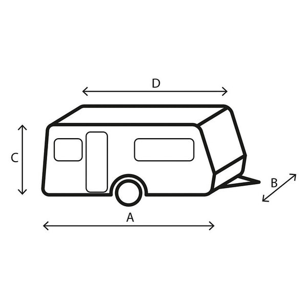 Schutzhülle für Caravan 12M 750-800 cm - BRUNNER - 2