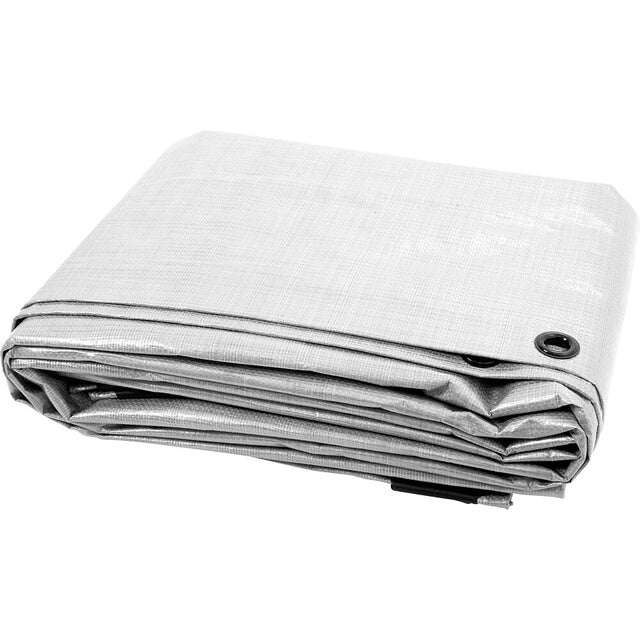 Schutzplane BRUNNER 200x300 cm – alu/weiß