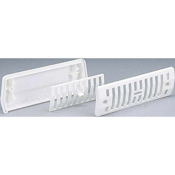 Seitenlüfter 20x8 cm Weiß für optimale Belüftung