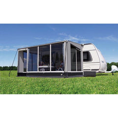 Seitenwände WIGO Rolli 250 cm grau/schwarz