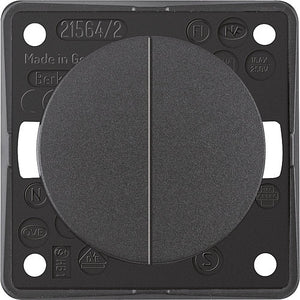 Serienschalter Berker anthrazit – eleganter Schalter