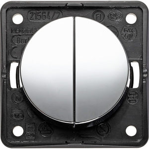 Serienschalter Berker chrom glänzend