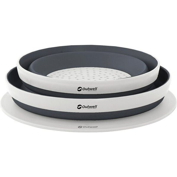 Set Schüssel und Sieb Outwell faltbar dunkelblau - 5